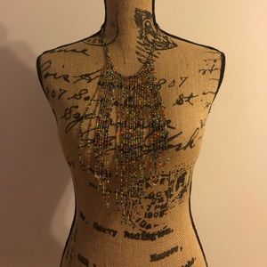 Handmade Multi-color Beaded Necklace